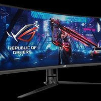 32：10超宽比、电竞血统：ASUS 华硕 发布 ROG Strix XG43VQ 4K曲面显示器