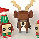 史上第一套三人装方头仔出现——Brickheadz 40353 Reindeer, Elf and Elfie