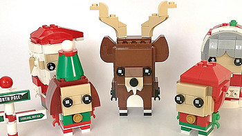 史上第一套三人装方头仔出现——Brickheadz 40353 Reindeer, Elf and Elfie