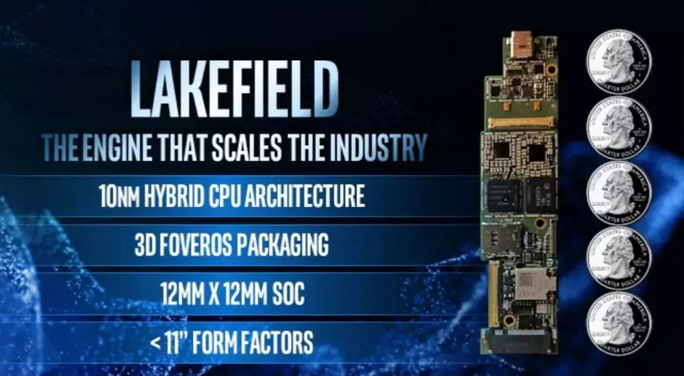 空间性能续航可兼顾：高可定制性、采用3D堆叠技术的intel Lakefield平台未来笔记本电脑