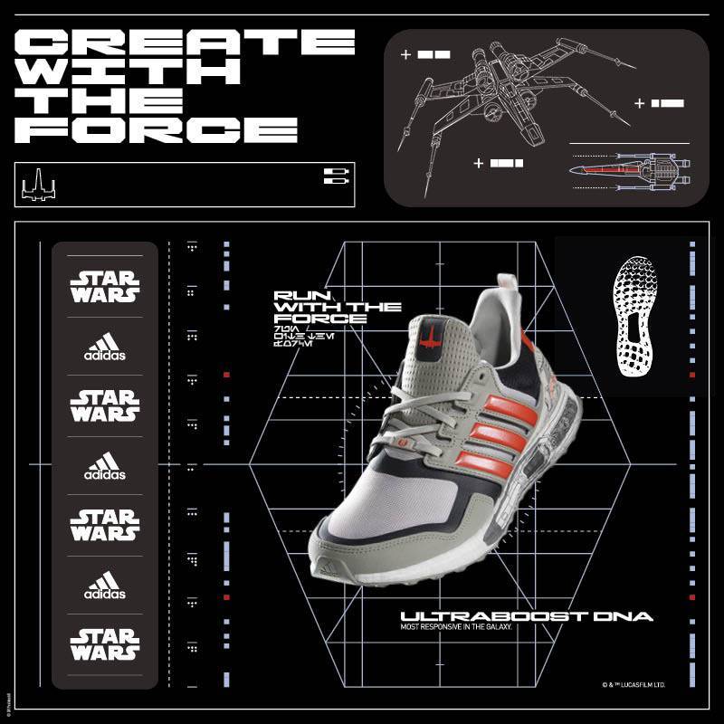 原力与你同在：adidas 阿迪达斯 X Star Wars 星球大战 联名款 UltraBoost 官网发售