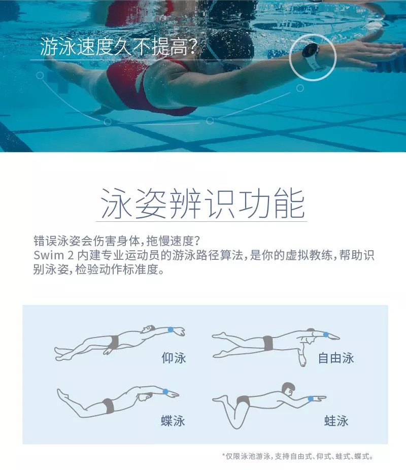助你“泳”无止境：Garmin 佳明 Swim 2 智能运动腕表开启新品预售