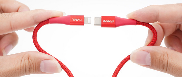 旗舰级苹果快充线 Ragau Usb C To Lightning编织线评测 数据线 什么值得买