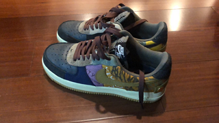 SNKRS中签AF1 x TS运动鞋