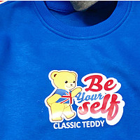 精典泰迪Classic Teddy儿童加绒卫衣（钴蓝款英伦熊）