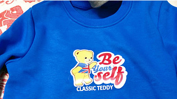 精典泰迪Classic Teddy儿童加绒卫衣（钴蓝款英伦熊）