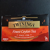 黑五剁手记 篇二：TWININGS精品锡兰红茶（袋泡装，25包*2克）