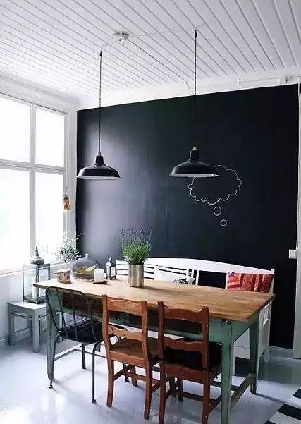 想在家中做黑板墙？这5个位置最适合！
