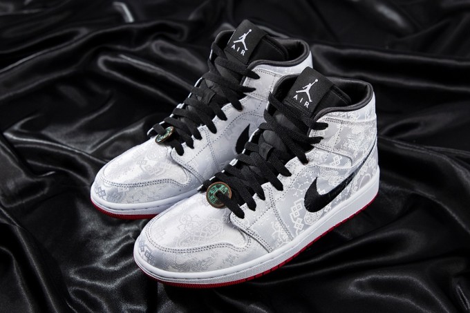铜钱丝绸:FEARLESS系列 陈冠希 x AIR JORDAN 1 MID