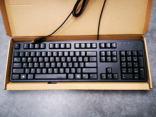 小新的临时配件：戴尔kb212薄膜键盘