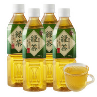 日本进口神户茶房绿茶500ml*4瓶绿茶不添加自然清香茶饮料