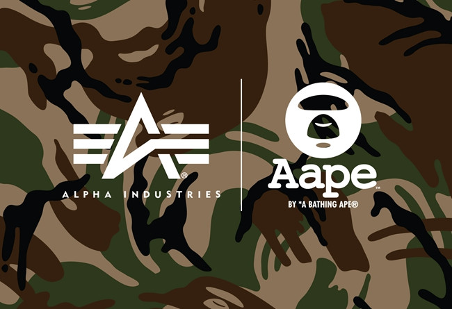 军事风猿人：AAPE x Alpha Industries 阿尔法工业 联名系列即将发售