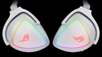 神光同步+4路DAC：ASUS华硕 发布 ROG Delta“棱镜” 白色限量版 游戏耳机