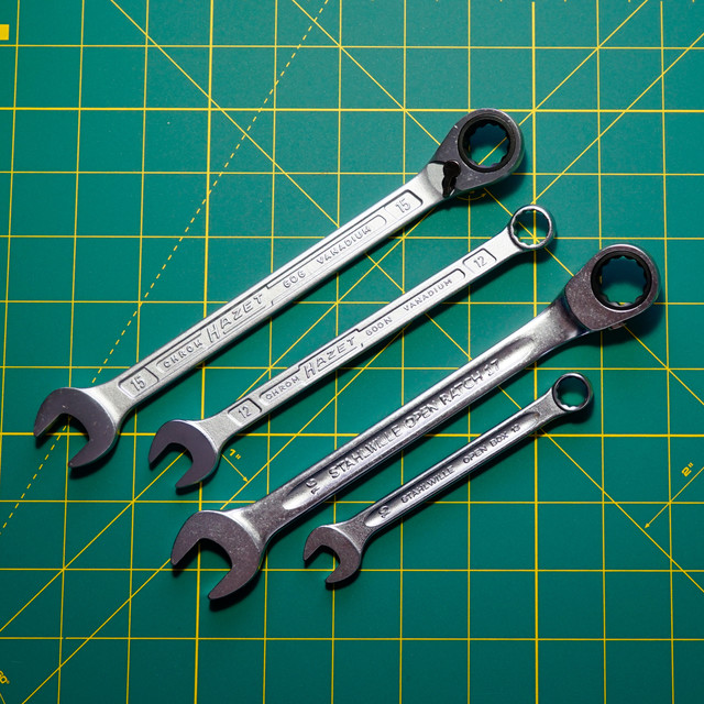 从四把扳手来看这两德国工具厂的品控 - Hazet 600N/Stahlwille 13梅花扳手