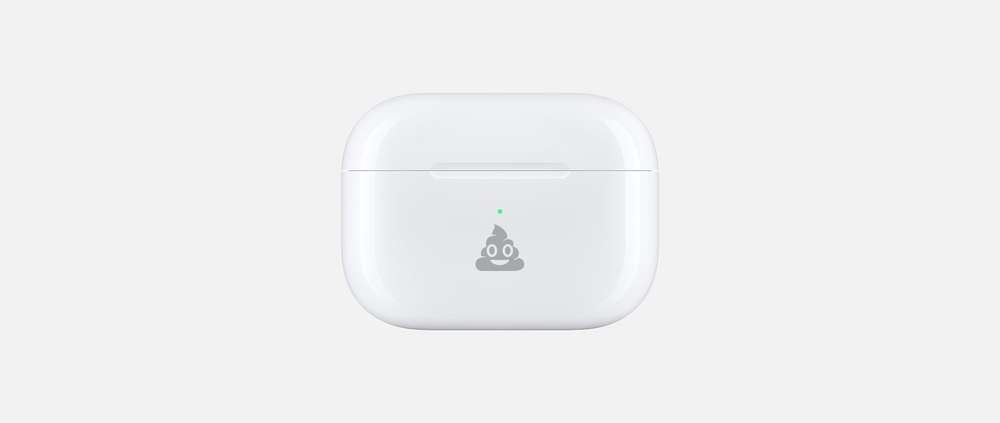 Apple 更新 AirPods 刻字服务,允许大号 emoji 表情