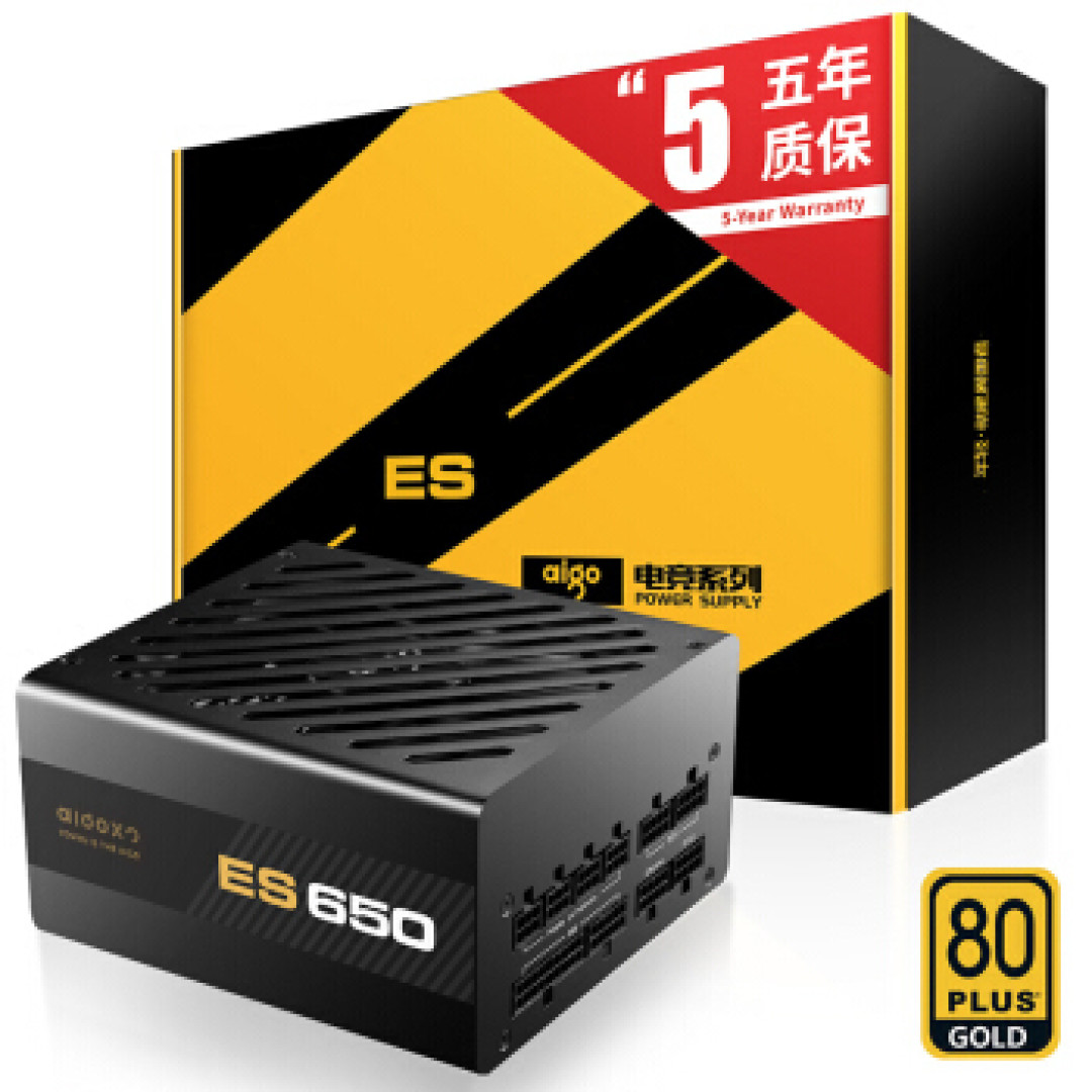 颜值、品质再升级、爱国者(aigo)ES650全模组金牌电源 体验评测