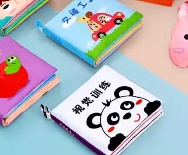 婴儿看得“懂”的撕不烂布书