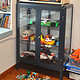 LEGO的完美收纳——IKEA 宜家 法布利克 玻璃柜 展示柜