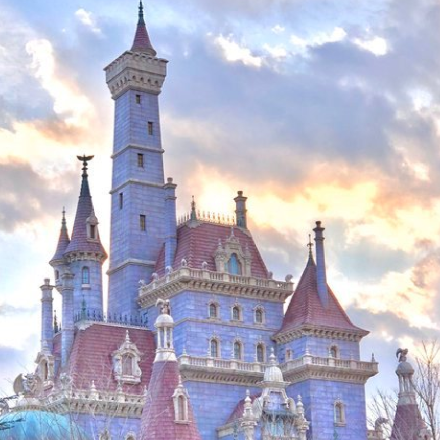 旅界资讯：先睹为快！东京迪士尼美女与野兽主题城堡初步完工