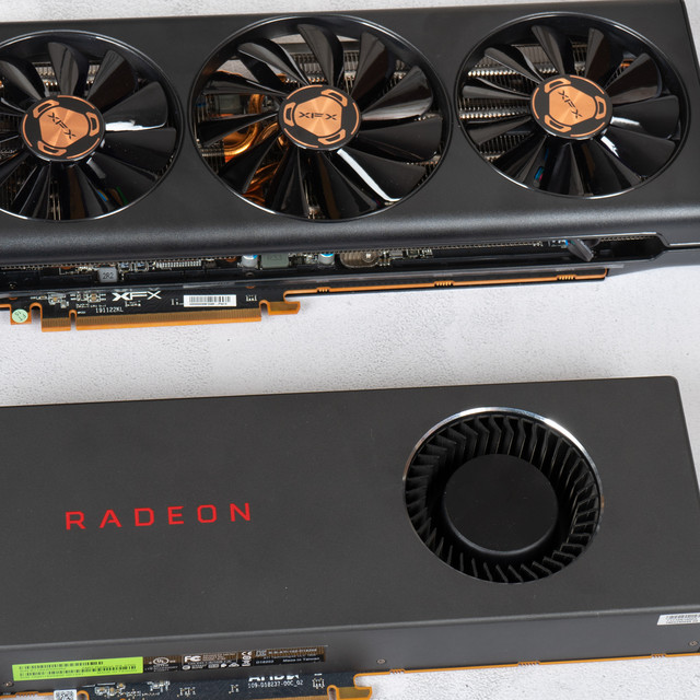 讯景XFX RX 5600XT海外三风扇版新BIOS,对比RX 5700分析