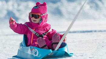 做好儿童全方位防护:迪卡侬 防雾 通风 可调节婴幼儿滑雪护目镜