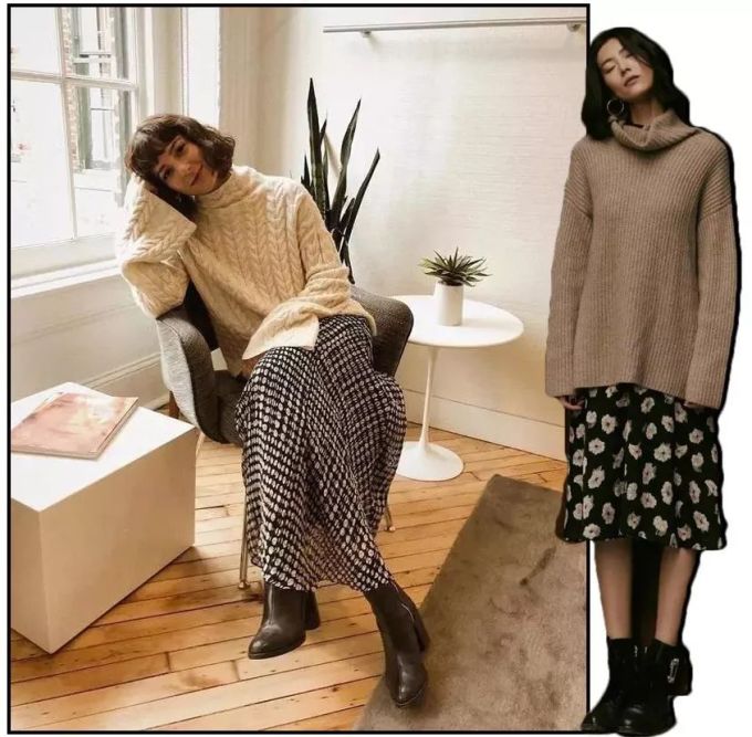 连衣裙+外套=开春王炸组合!显瘦显高巨好看!