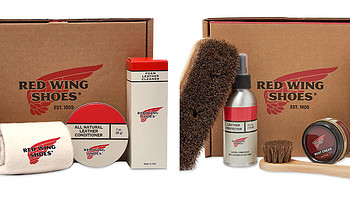 红翼原厂保养套装了解一下，RedWing光面革、油腊革养护套装介绍及试用（一）