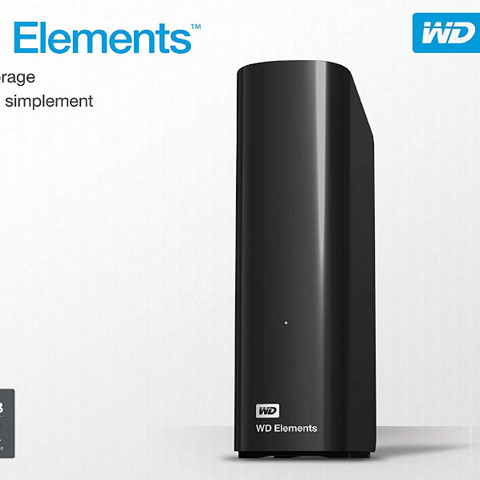 我的第一块海淘Western Digital 西部数据 12TB Elements开箱