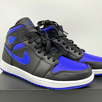 便宜的A锥 AJ1 mid Royal皇家蓝开箱