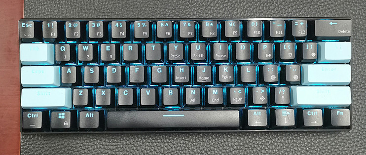 rk61蓝牙机械键盘加装无线充电