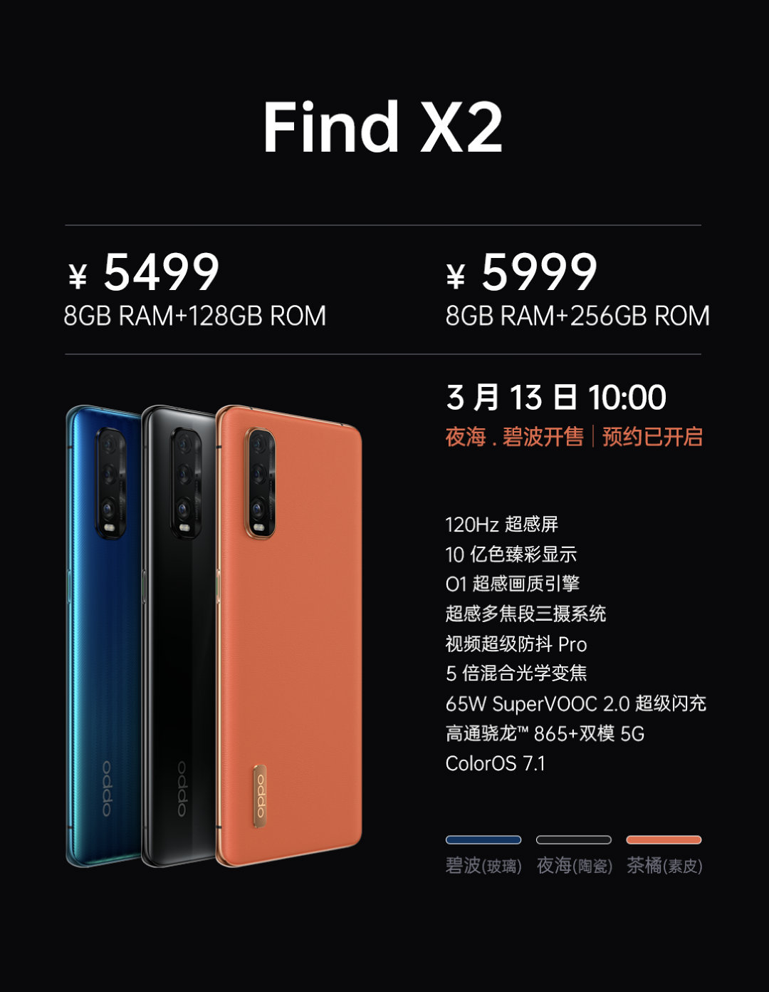 屏幕与相机刷新纪录：OPPO Find X2系列智能手机发布， 国产最强堆料 售价5499/6999/12999元起