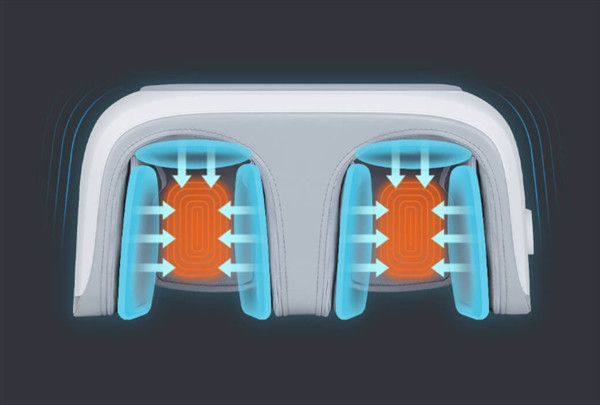 办公室久坐腿酸胀？小米有品上架腿膝足按摩器：暖膝护腿、足底指压