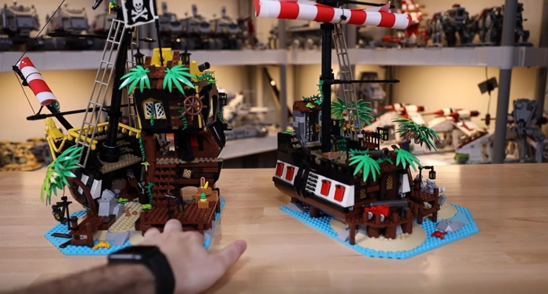 乐高LEGO Ideas 21322 海盗湾实物测评到了!肿不肿?