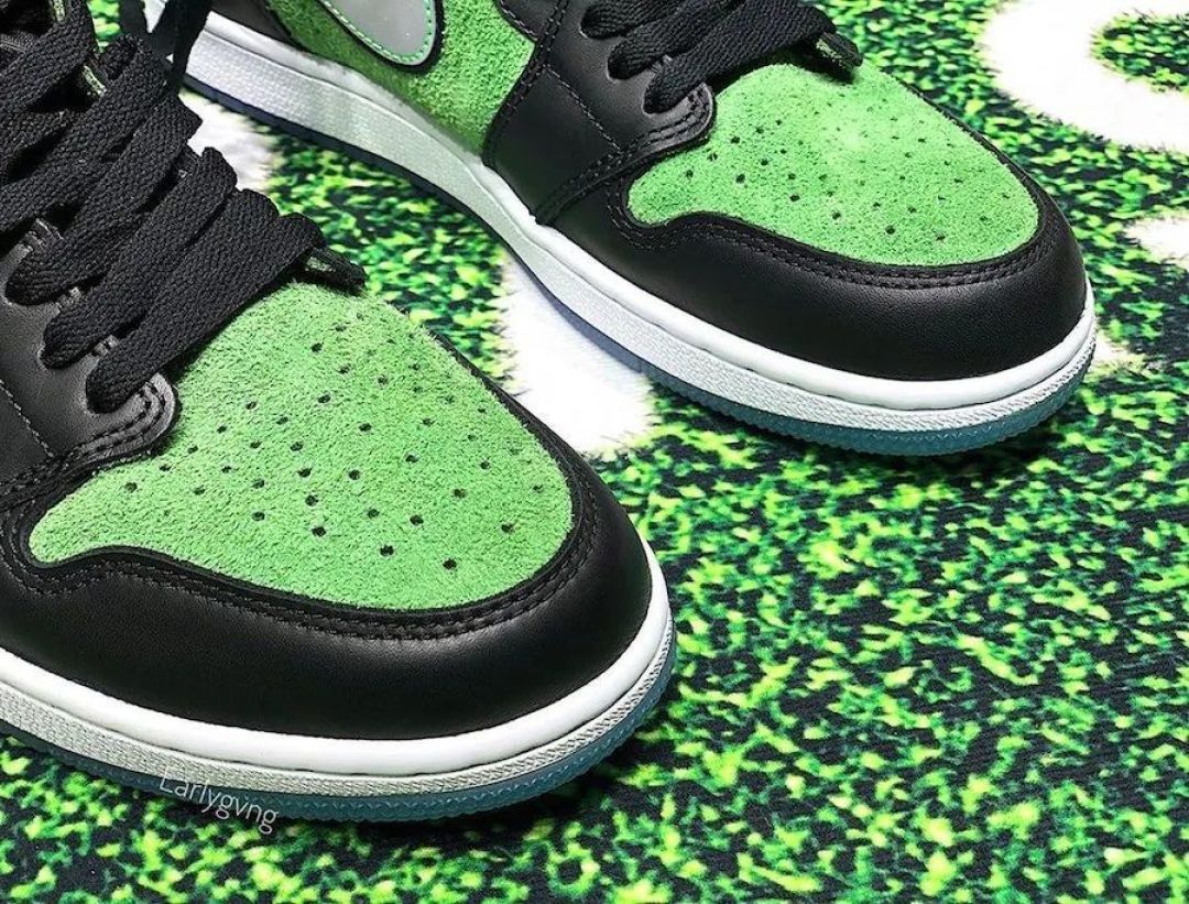 人生若得意,脚上踏点绿。AJ1 ZOOM“ RAGE GREEN”即将发售~