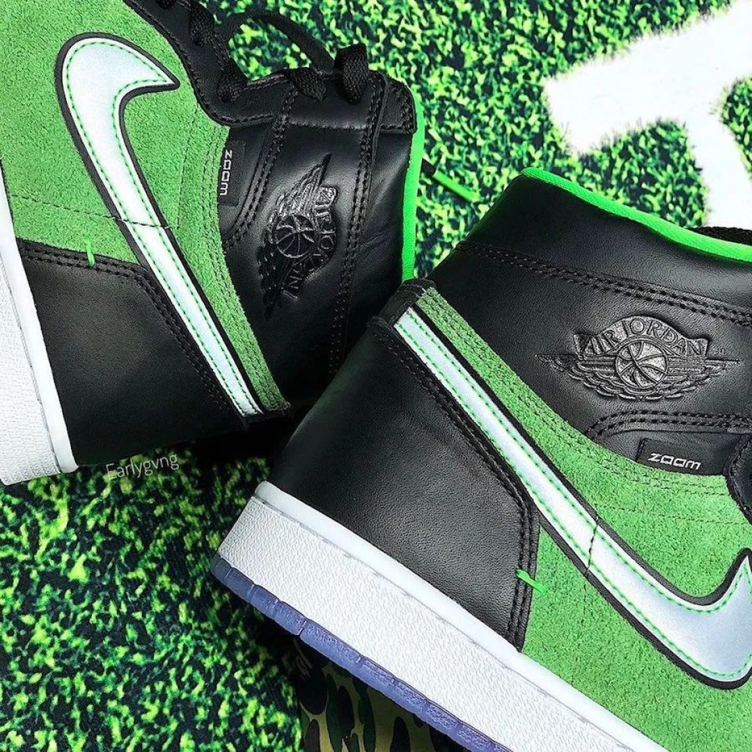 人生若得意,脚上踏点绿。AJ1 ZOOM“ RAGE GREEN”即将发售~