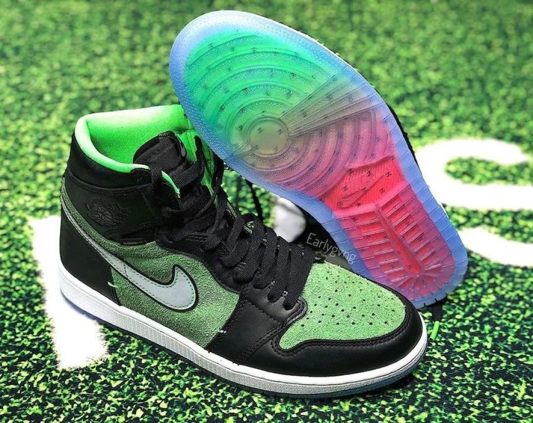人生若得意,脚上踏点绿。AJ1 ZOOM“ RAGE GREEN”即将发售~