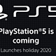 Sony 官网强调 PS5 将会如期在 2020 的圣诞节假期上市不会延期！