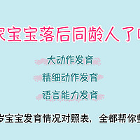 0至3岁宝宝发育情况对照表，别因为你的疏忽耽误了宝宝成长，快收藏吧！