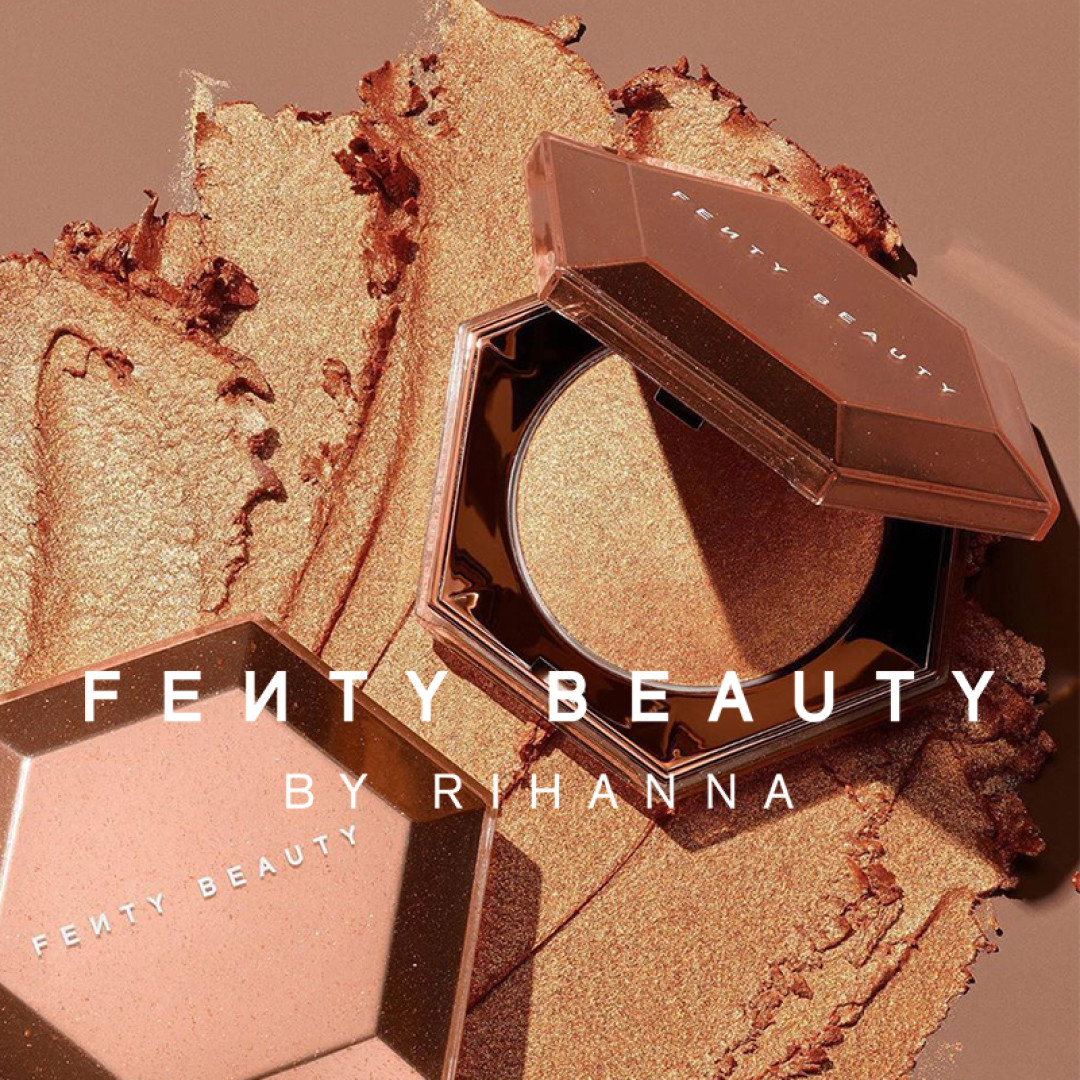 Fenty Beauty干邑蜜金版星钻炸弹高光粉饼全球限量首发