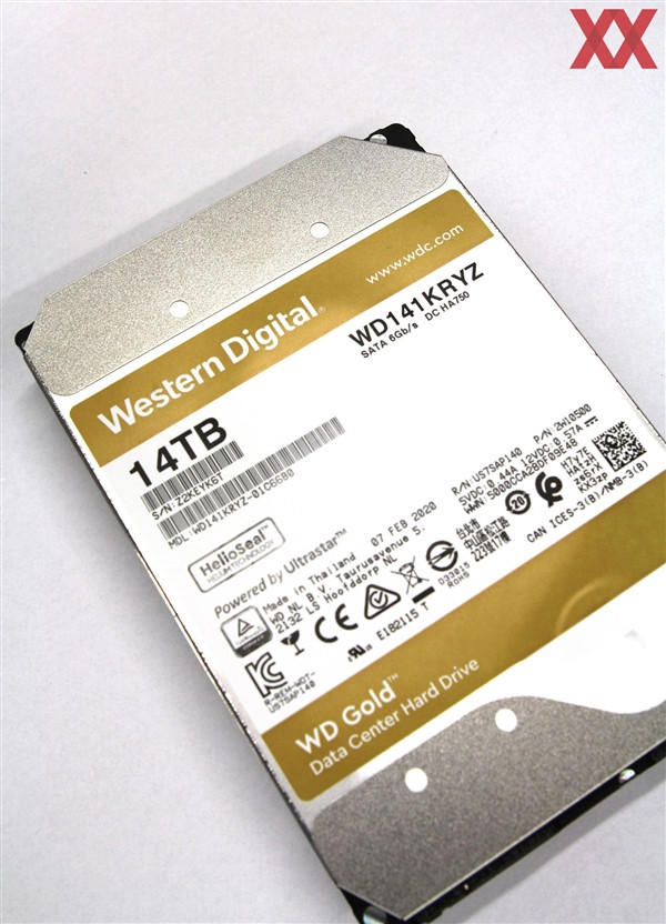 西数Gold 14TB硬盘测试：270MB/s速度，最高功耗28W