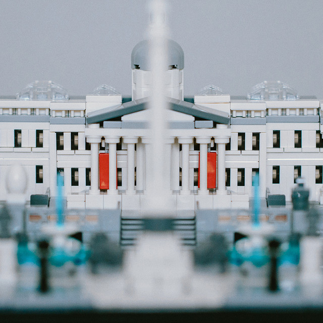 LEGO乐高21045建筑系列英国伦敦特拉法加广场试玩体验