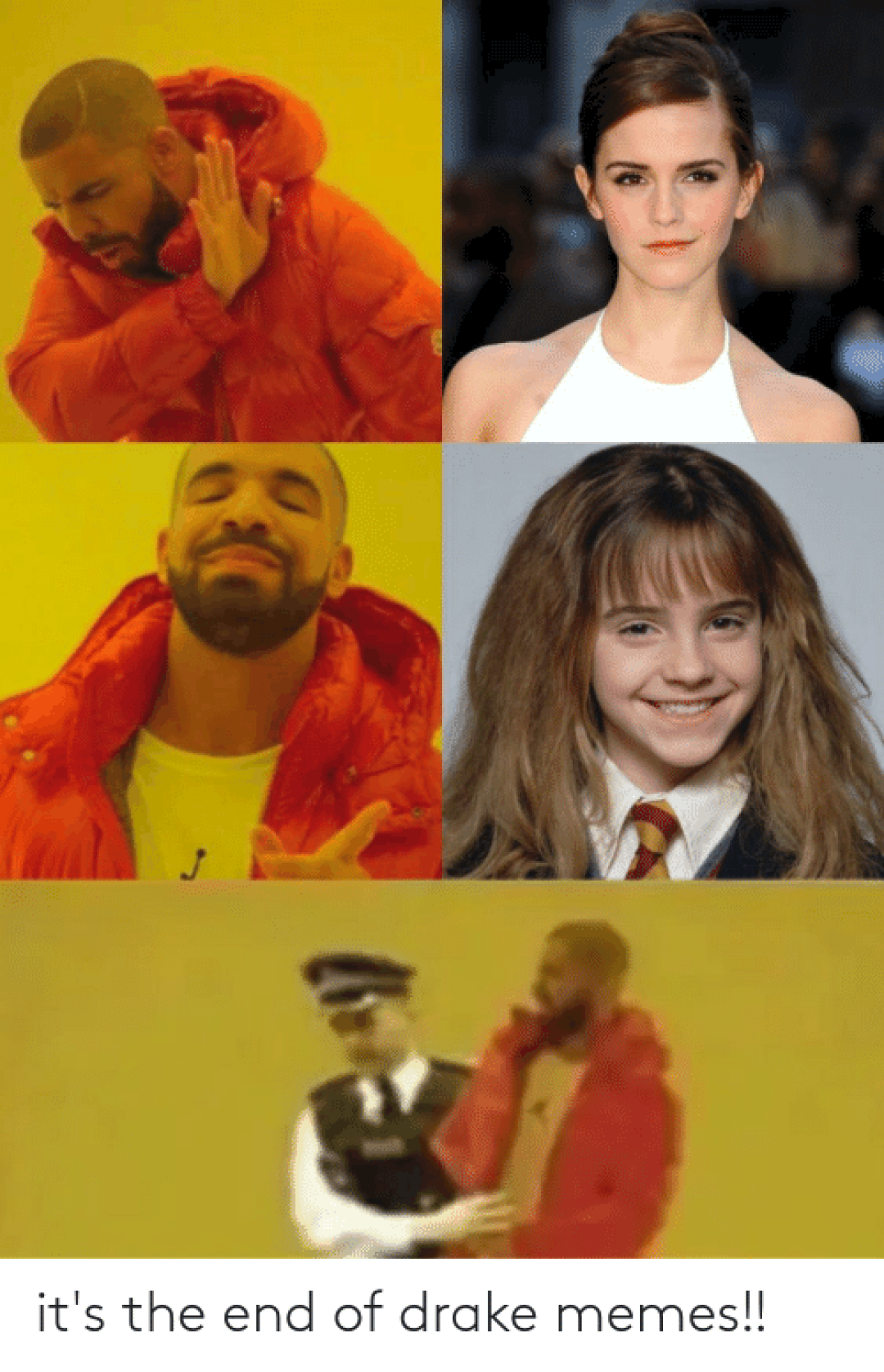 因为 drake 在 mv 里的表演太搞笑以至于表情包疯狂输出,说真的,小编