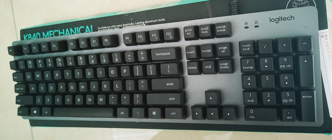 备件库罗技G604鼠标和K840键盘换新