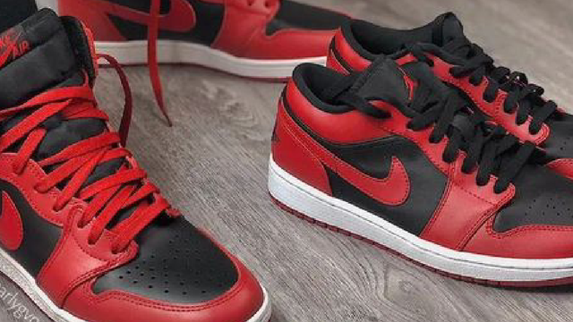 jordan low 1 red black