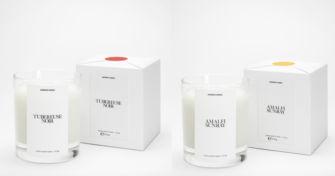 Zara再次携手Jo Malone女士,推出「Zara Emotions」香薰蜡烛系列