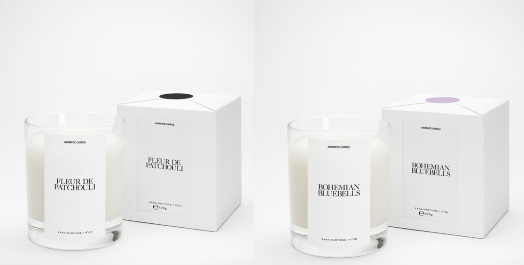 Zara再次携手Jo Malone女士,推出「Zara Emotions」香薰蜡烛系列