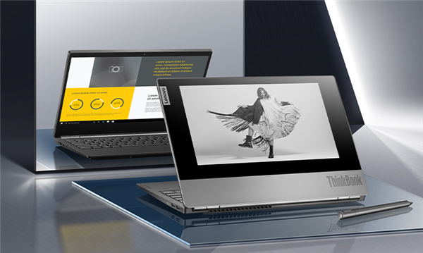 全球首款A面墨水屏笔记本电脑：联想双屏笔记本ThinkBook Plus今日开售
