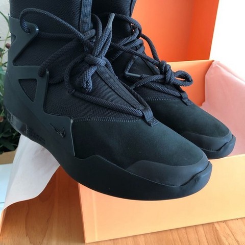 nike fear of god 1 triple black