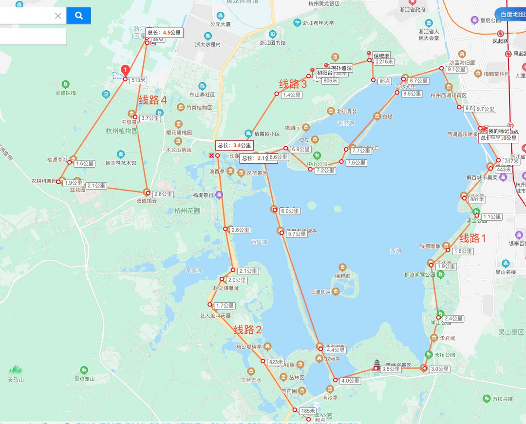 不出市区！解锁隐藏玩法！杭州西湖边9条线路推荐给你！当地人也会去！超全的！