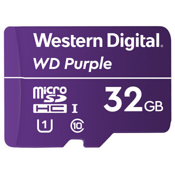 为监控、行车记录仪：WD西数发布 Purple SC QD101“紫卡”超耐用存储卡